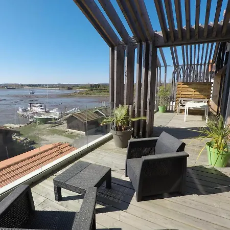 T3 Wifi Les Perles De L Aiguillon Vue Bassin 1ere Ligne 4 A 6 Personnes * Arcachon