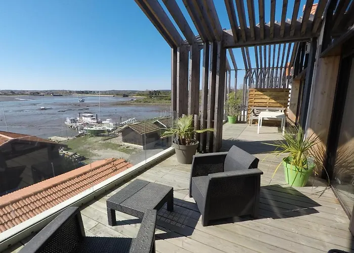 T3 Wifi Les Perles De L Aiguillon Vue Bassin 1ere Ligne 4 A 6 Personnes * آركاشو